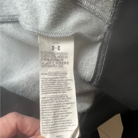 Under Armour Men’s Gray Zip Up Hoodie - Picture 9 of 9